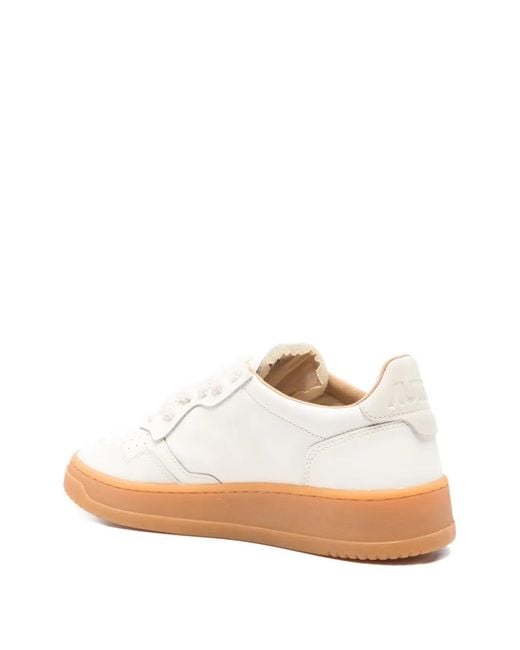 Autry White Medalist Low Soflea/Nab for men