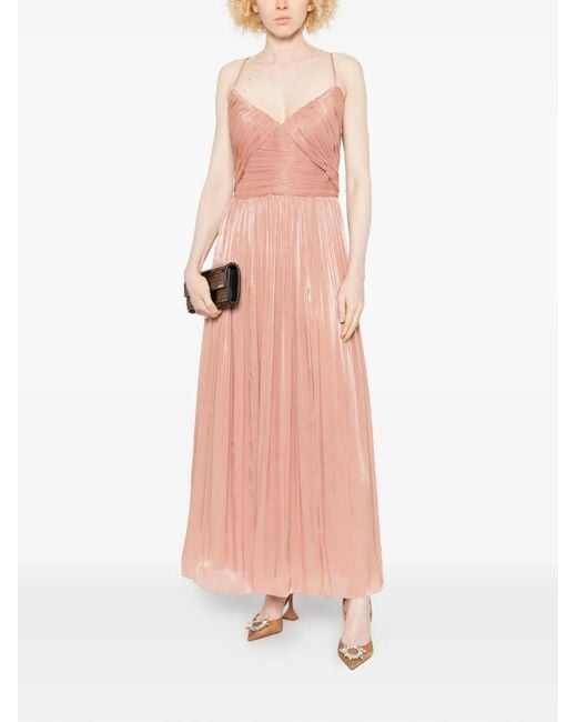 Costarellos White Fayla V-Neck Maxi Dress