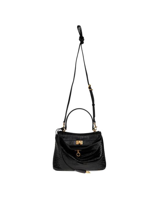 Balenciaga Black Mini Rodeo Tote Bag
