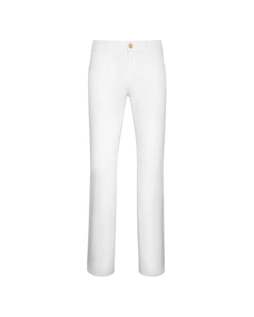 Billionaire White Jean Classique À Détail De Blason for men