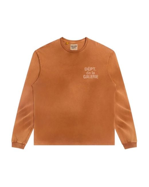 GALLERY DEPT. Brown Long-Sleeve T-Shirt for men