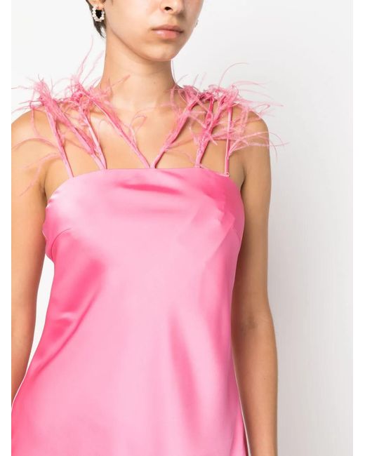 Cult Gaia Pink 'karosi' Slip Dress