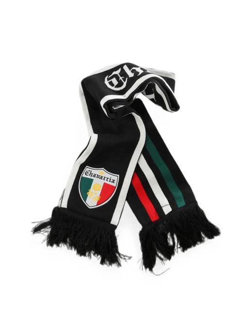 Adidas Black X Color-Block Fringed Scarf