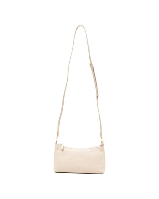 Coccinelle White Mini Aura Sandshel Cross Body Bag