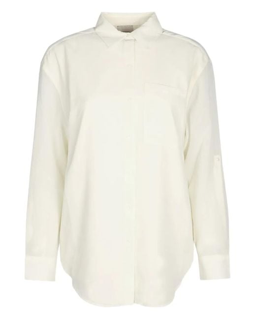 Calvin Klein White Button-Up Shirt