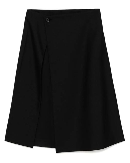 Juun.J Black Flip Skirt