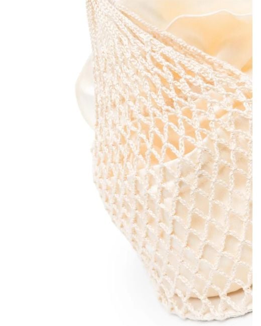 Magda Butrym White Small Devana Bucket Bag