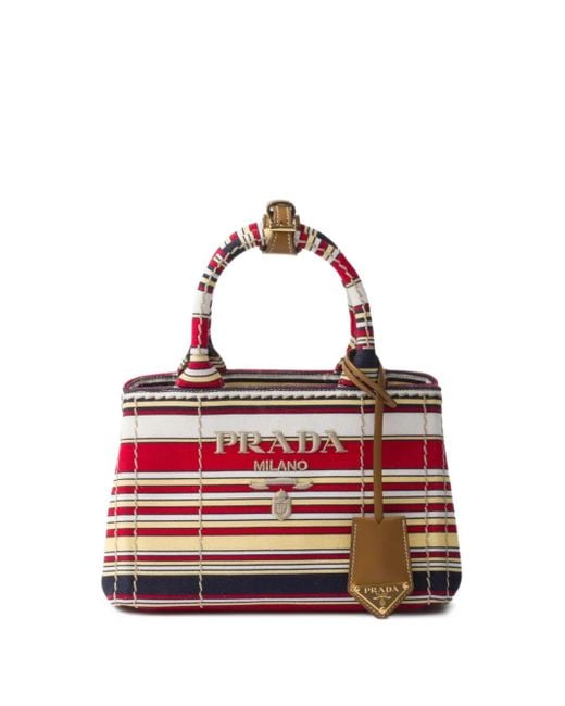 Prada Red Jardinière Mini Bag