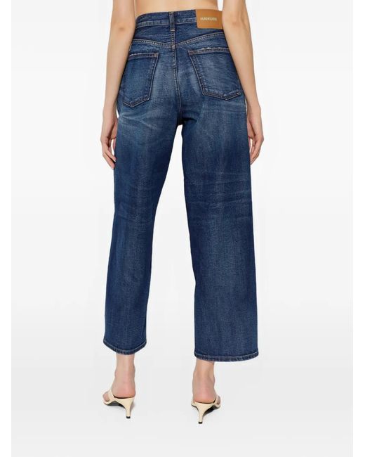 Haikure Blue Betty Whiskered-Effect Jeans