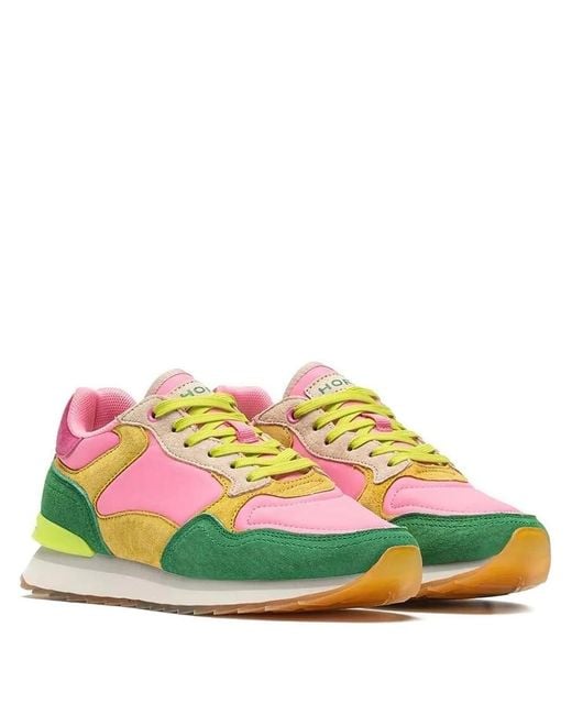 HOFF Yellow Santa Marta Panelled Suede Sneakers