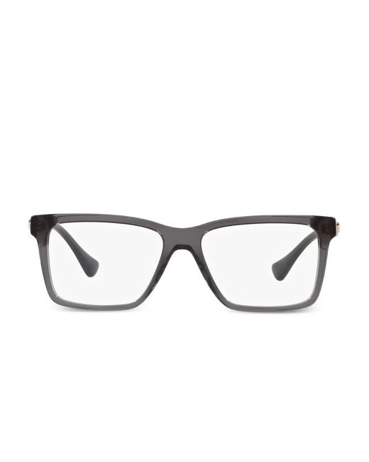 Versace Brille Mit Eckigem Gestell in Gray für Herren