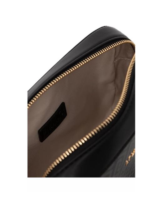 Liu Jo Black Sac À Bandoulière Médium À Plaque Logo