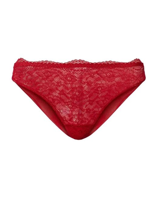 Twinset レース チュールショーツ Red