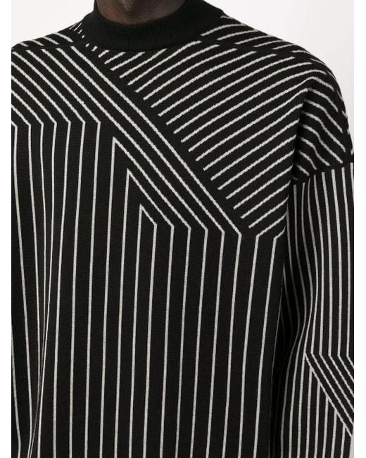 Rick Owens Trui Van Scheerwol in het Black voor heren