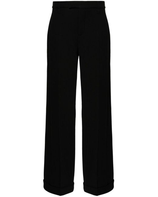 Pantalon de tailleur à coupe droite Brunello Cucinelli en coloris Black