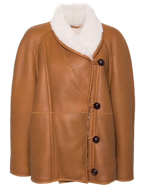 Isabel Marant Brown Alinae Leather Coat