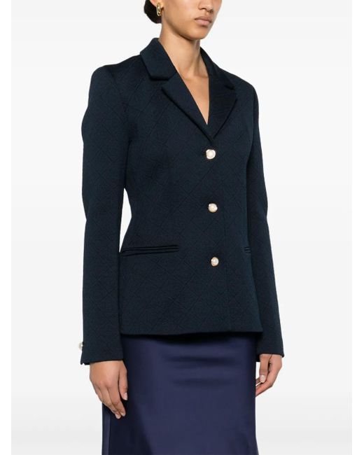 Casablanca Blue Single Breasted Jacket