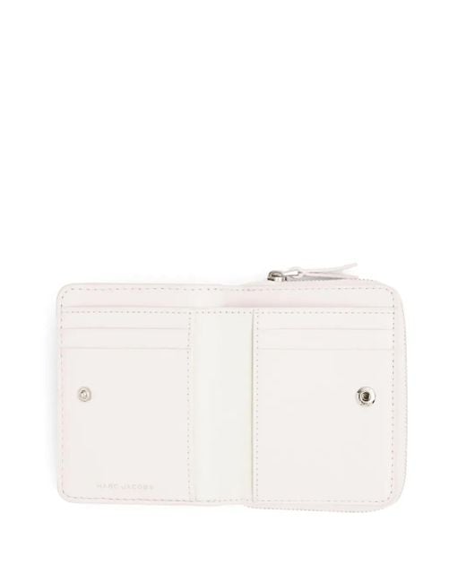 Marc Jacobs The Mini Compact Portemonnee in het White