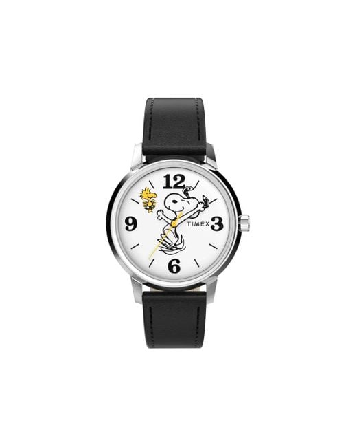 Reloj Marlin Snoopy de 38 mm de x Peanuts Timex de color White