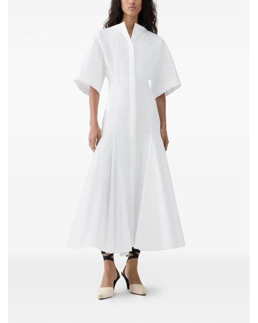 Jacquemus Moisson Midi-Jurk in het White