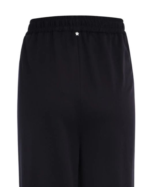 Lorena Antoniazzi Blue Star-Embellished Drawstring Track Pants