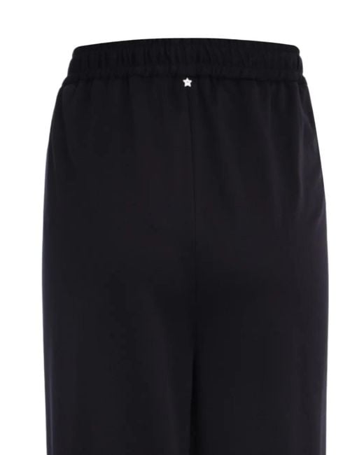 Lorena Antoniazzi Blue Star-Embellished Drawstring Track Pants