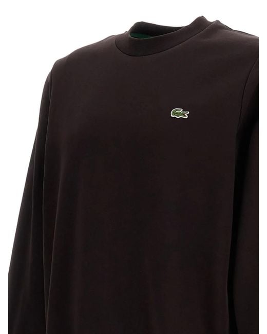 Lacoste Black Logo Sweater for men