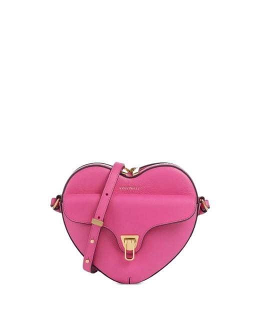 Borsa A Tracolla Beat Soft Mini di Coccinelle in Pink