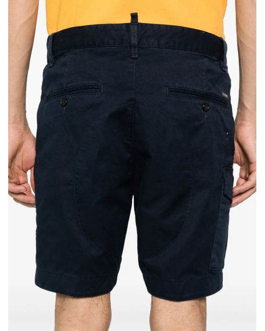 DSquared² Blue Cargo Shorts for men