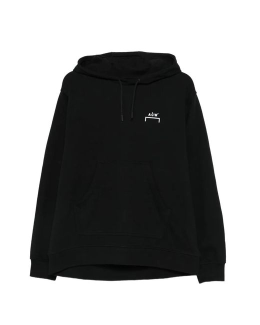 A_COLD_WALL* Black Logo-Print Hoodie for men