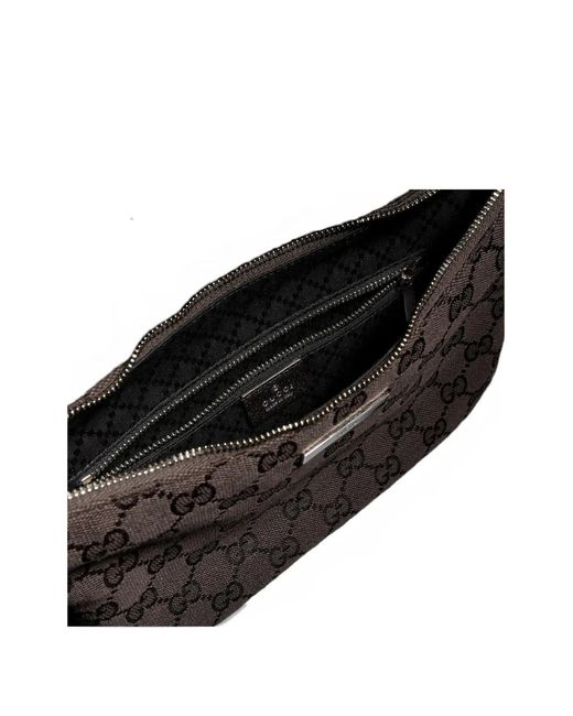 Gucci Black Gg Lady Lunetta Shoulder Bag