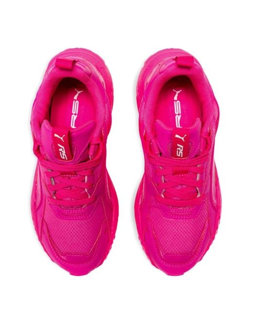 PUMA Pink Rs-Track "Spring Fling" Sneakers