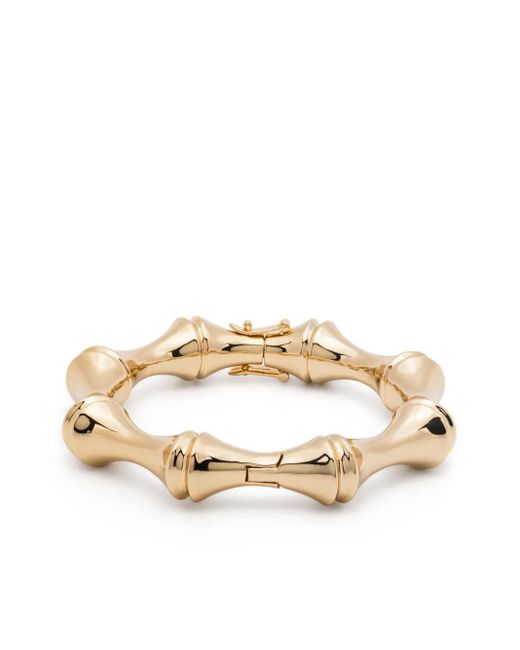 Brazalete Bamboo grande Eddie Borgo de color Metallic