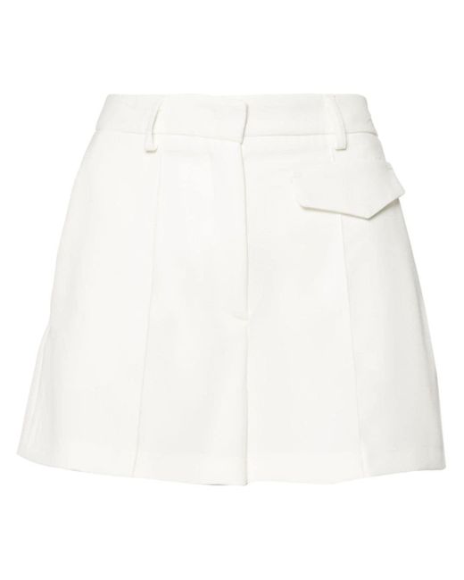 Sofora tailored shorts Blanca Vita de color White