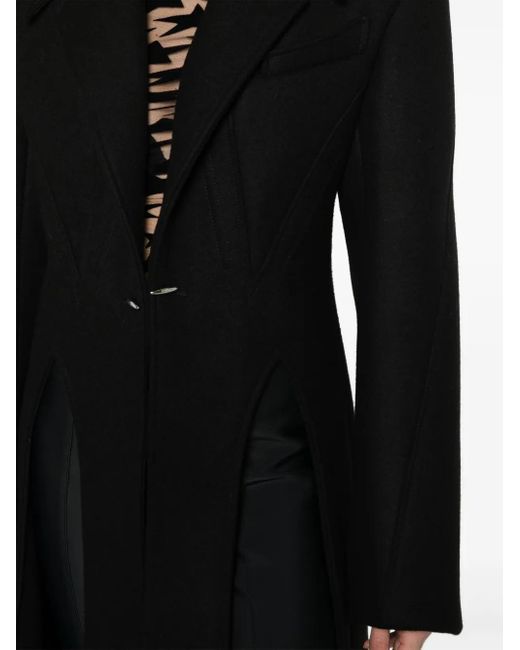 Mugler シングルコート Black