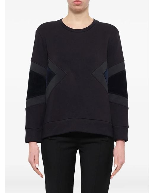 Neil Barrett Black Panelled Sweatshirt