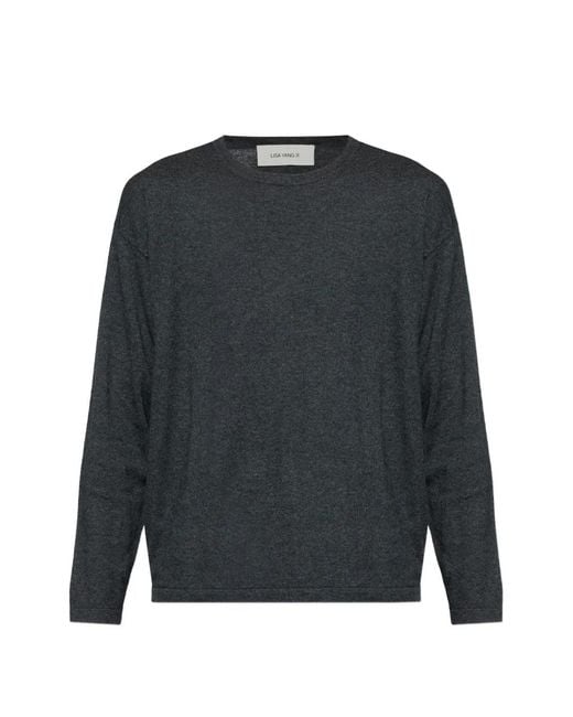 Lisa Yang Gray Theodor Long-Sleeve Sweater for men
