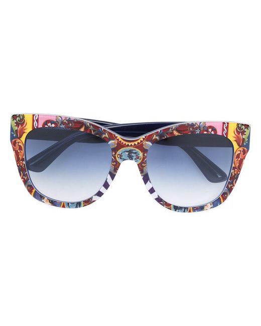 Dolce & Gabbana Carretto Siciliano Sunglasses | Lyst