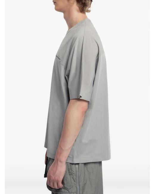 Spoonyard Gray Carabiner-Detail T-Shirt