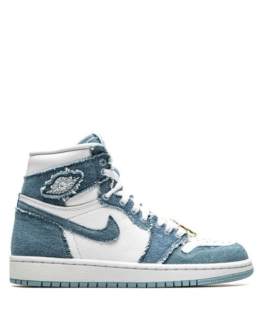 Nike Blue Air 1 High Og Sneakers