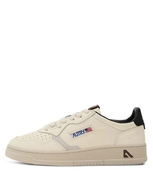 Autry Natural Perforierte Medalist Sneakers
