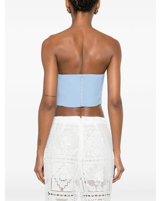 Rabanne Cropped Top in het Blue