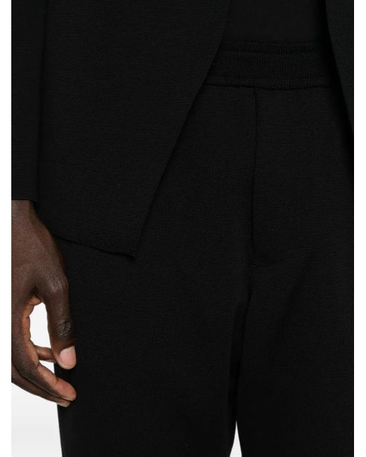 CFCL Black Elasticated-Waistband Trousers for men