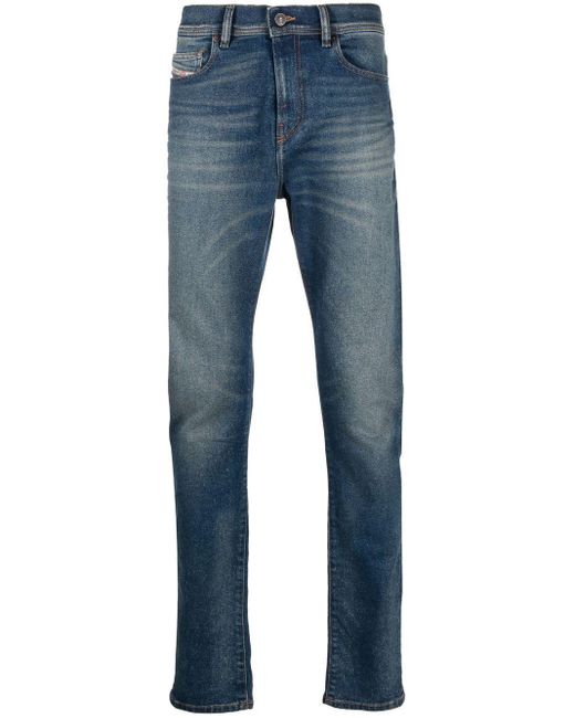 DIESEL Denim 1983 Low-rise Slim-cut Jeans in Blue for Men | Lyst