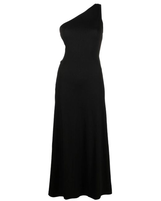 Christopher Esber Cut-out One-shoulder Dress in Black | Lyst Australia