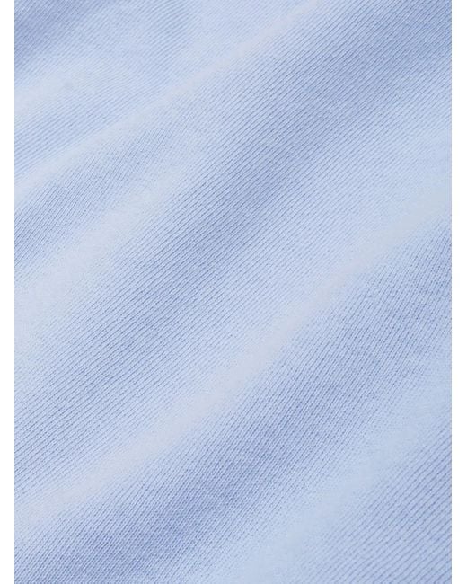 Sporty & Rich Blue Health Club Cotton Track Pants