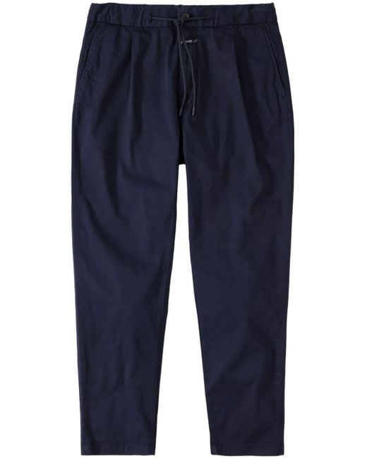 Closed Blue Vigo Mid-rise Tapered Trousers for men