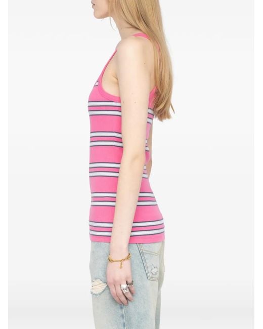 Zadig & Voltaire Pink Albao Tank Top