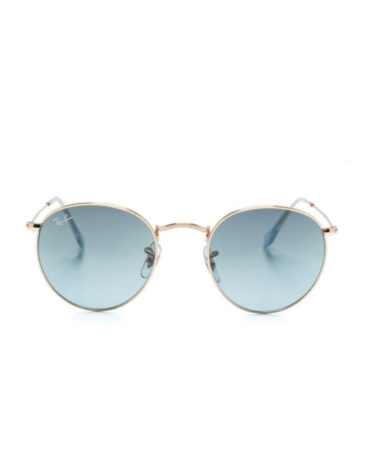 Ray-Ban Blue Two-tone Round-frame Sunglasses