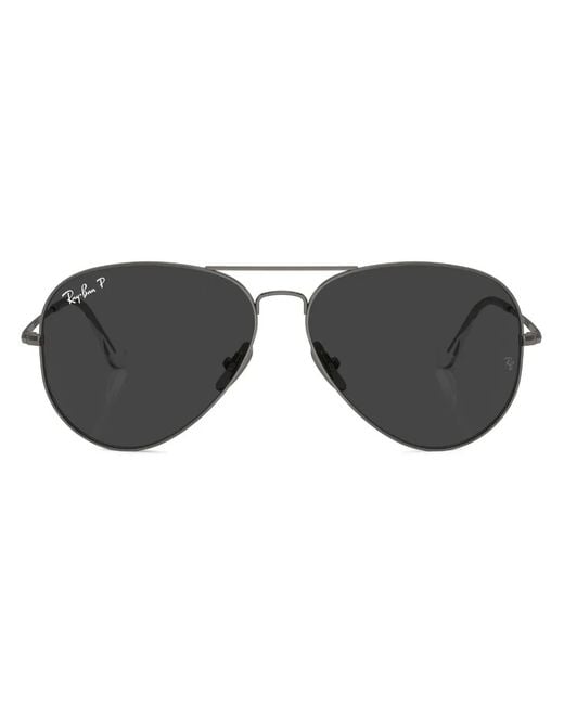 Ray-Ban Black Aviator Tinted Sunglasses